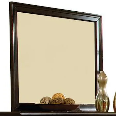 Landscape Mirror with Solid Wood Frame